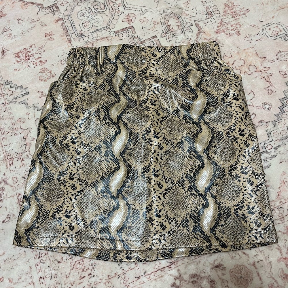 Floral Dressy Mini Skirt